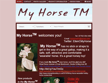 Tablet Screenshot of myhorsetm.com